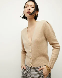 Veronica Beard Sweaters|Tops*Solene Cashmere Cardigan Beige