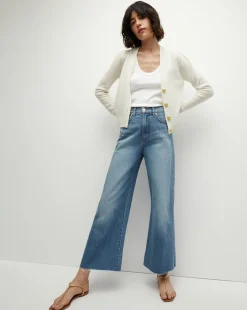 Veronica Beard Sweaters|Tops*Solene Cashmere Cardigan in Ivory
