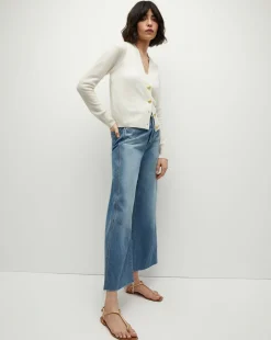 Veronica Beard Sweaters|Tops*Solene Cashmere Cardigan in Ivory