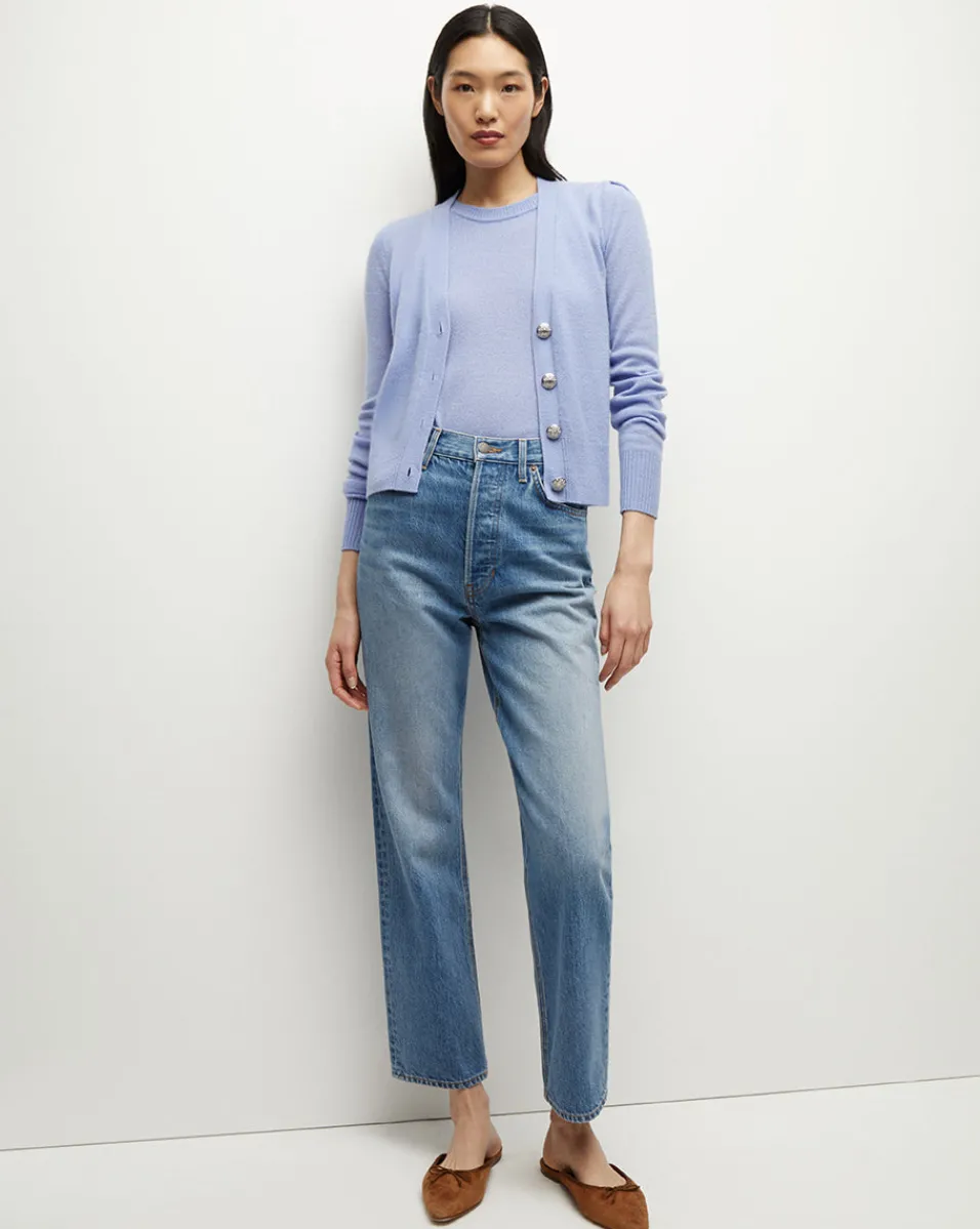 Veronica Beard Sweaters|Tops*Solene Cashmere Cardigan in Hydrangea