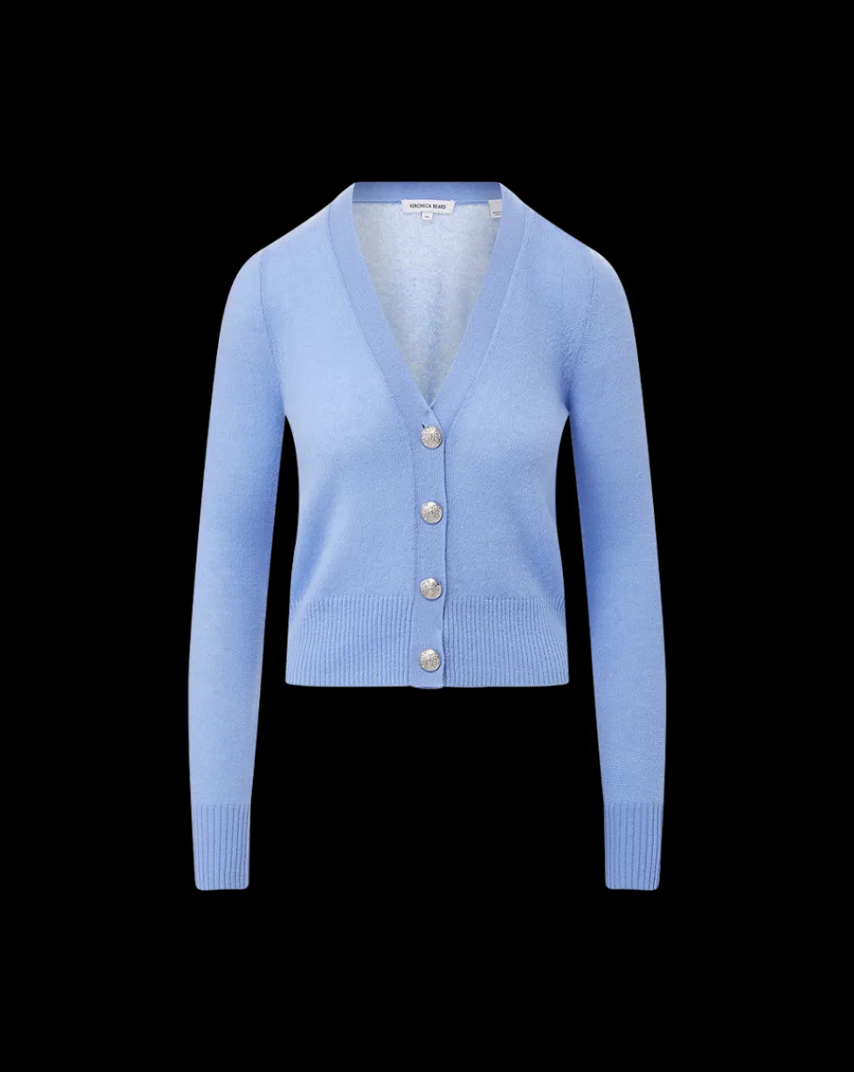 Veronica Beard Sweaters|Tops*Solene Cashmere Cardigan in Hydrangea