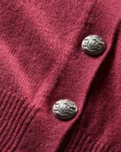 Veronica Beard Sweaters|Tops*Solene Raspberry Cashmere Cardigan SoftRaspberry