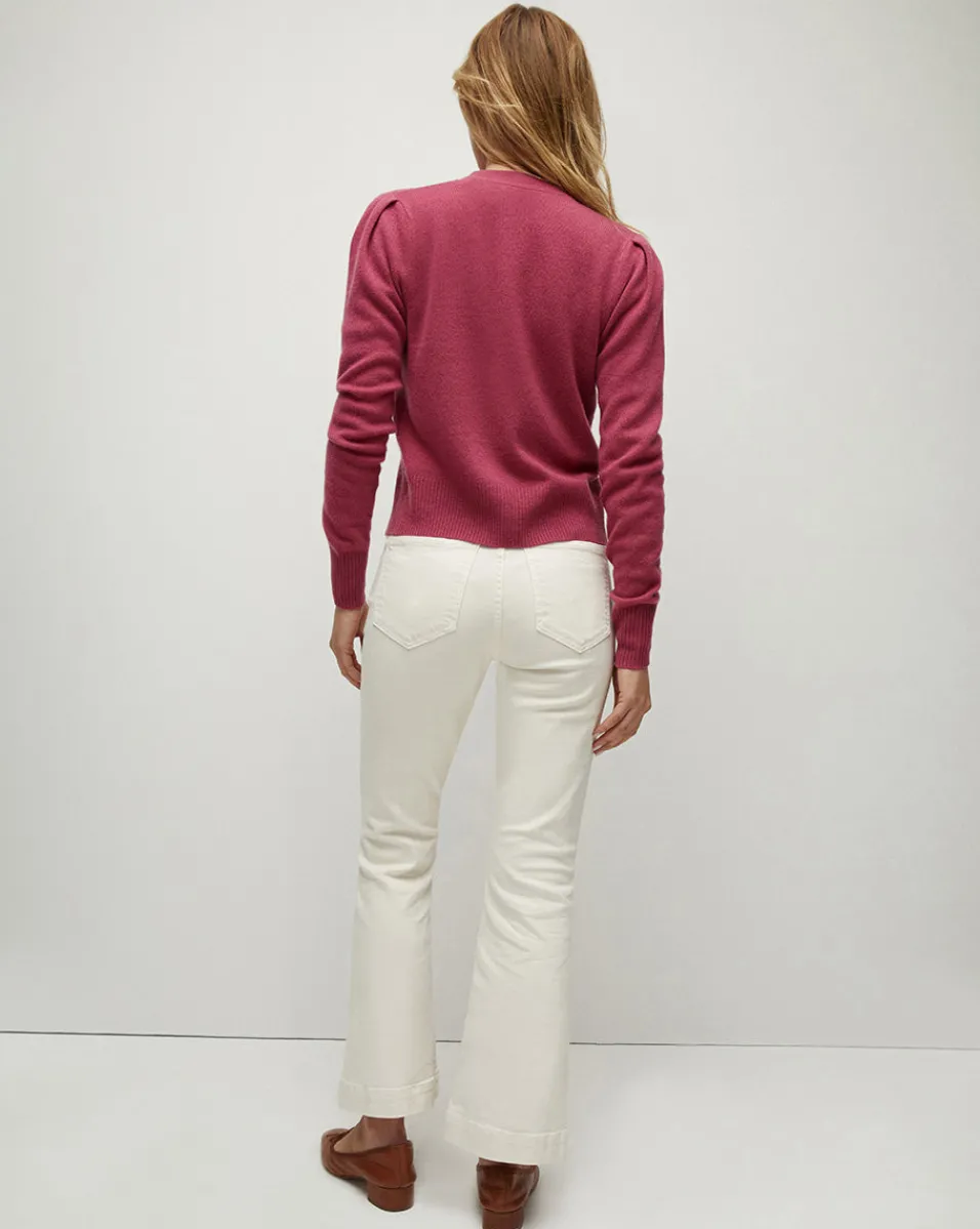 Veronica Beard Sweaters|Tops*Solene Raspberry Cashmere Cardigan SoftRaspberry