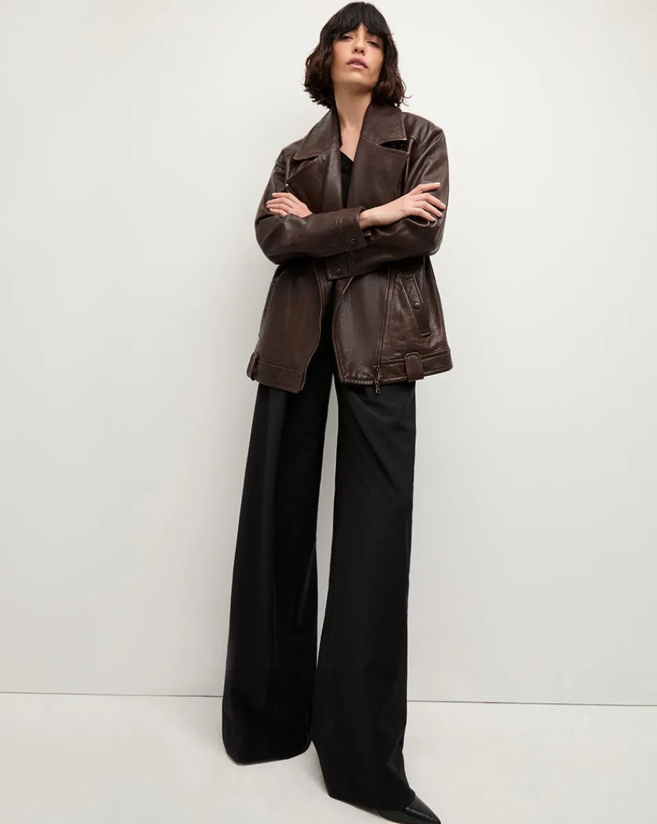 Veronica Beard Pants|Matching Sets*Sonia Wide Leg Tailored Pant in Black