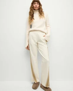 Veronica Beard Pants|The Gift Guide*Sun Valley Petra Flare Pants in Natural/White