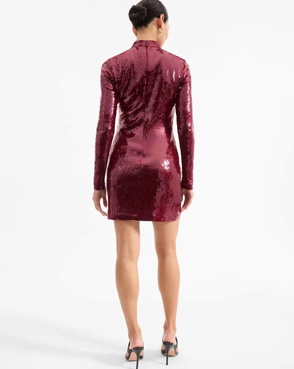 Veronica Beard Dresses|Party Dressing*Sylee Sequin Dress in Wine