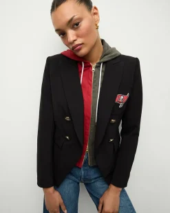 Veronica Beard Jackets & Outerwear*Tampa Bay Buccaneers Dickey Jacket in Black/Gold TampaBayBuccaneers