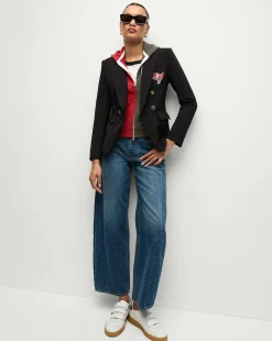 Veronica Beard Jackets & Outerwear*Tampa Bay Buccaneers Dickey Jacket in Black/Gold TampaBayBuccaneers