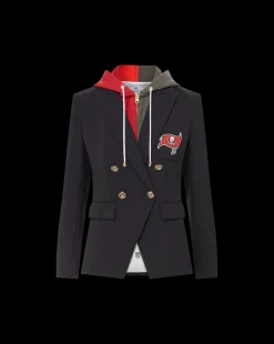 Veronica Beard Jackets & Outerwear*Tampa Bay Buccaneers Dickey Jacket in Black/Gold TampaBayBuccaneers