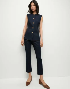 Veronica Beard Pants|Matching Sets*Tani Denim Pant in Dark Oxford DarkOxford