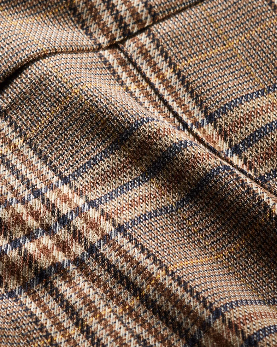Veronica Beard Pants|Matching Sets*Tani High Waisted Plaid Pant in Brown Check RussetMulti