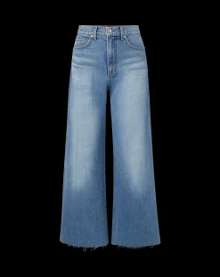 Veronica Beard Jeans*Taylor Cropped Wide-Leg Jean in Enough Said EnoughSaid