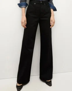 Veronica Beard Jeans|Vb Classics*Taylor High Rise Wide Leg in Onyx