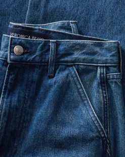 Veronica Beard Jeans*Taylor Slant-Pocket Wide-Leg Jean in Northern Lights NorthernLights