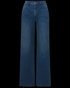 Veronica Beard Jeans*Taylor Slant-Pocket Wide-Leg Jean in Northern Lights NorthernLights