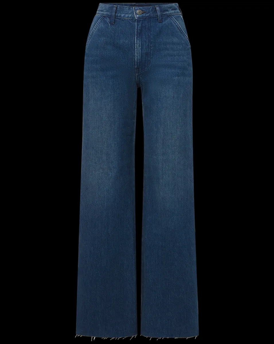 Veronica Beard Jeans*Taylor Slant-Pocket Wide-Leg Jean in Northern Lights NorthernLights