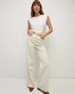 Veronica Beard Jeans|Vb Classics*Taylor Wide-Leg Jean Ecru