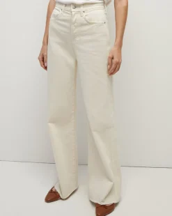 Veronica Beard Jeans|Vb Classics*Taylor Wide-Leg Jean Ecru