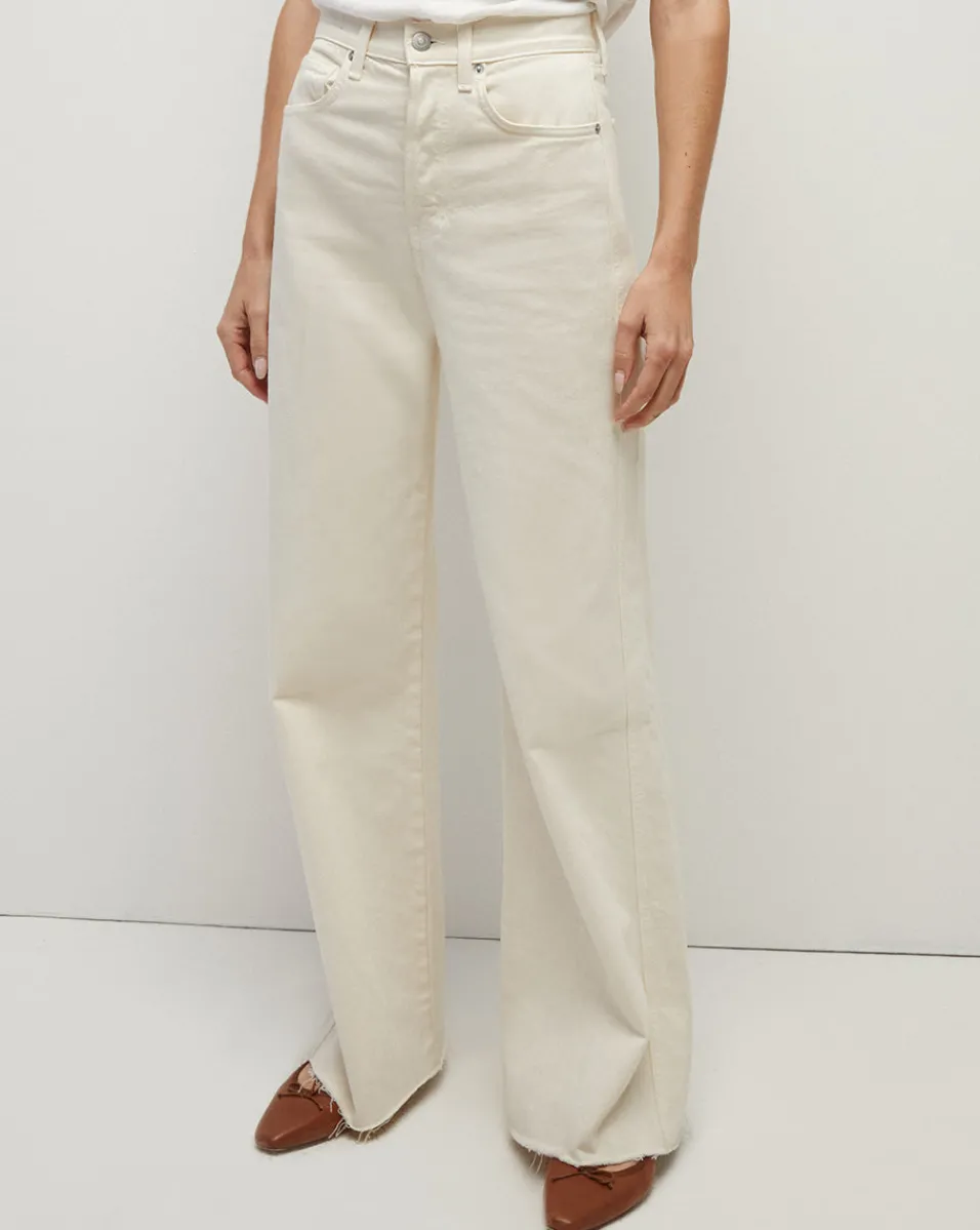 Veronica Beard Jeans|Vb Classics*Taylor Wide-Leg Jean Ecru