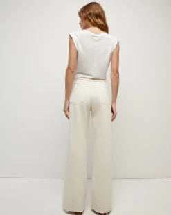 Veronica Beard Jeans|Vb Classics*Taylor Wide-Leg Jean Ecru