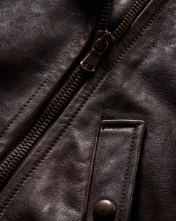 Veronica Beard Jackets & Outerwear|The Veronicas' Favorites*Thandie Leather Dickey Jacket in Dark Brown DarkChocolate