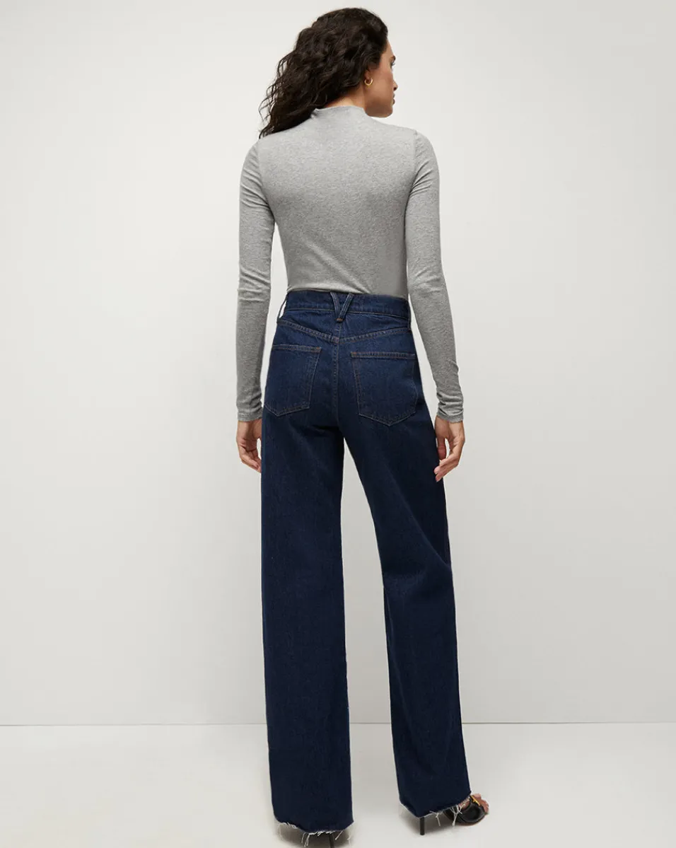 Veronica Beard Tops|Vb Classics*Theresa Ruched Turtleneck HeatherGrey