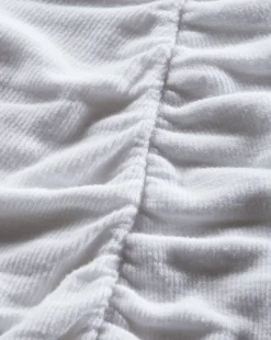 Veronica Beard Tops|Vb Classics*Theresa Ruched Turtleneck White