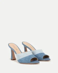 Veronica Beard Sandals*Thora Denim Mule in Blue