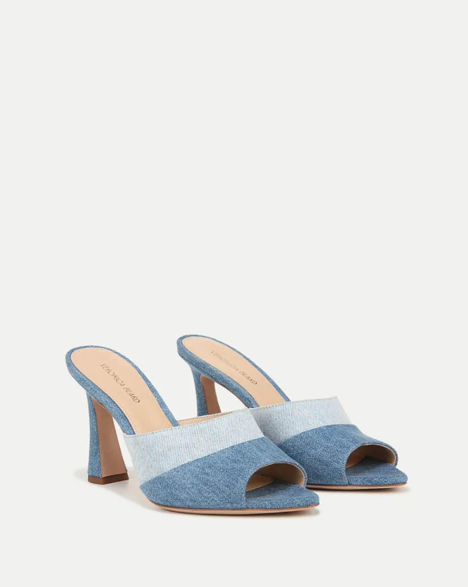 Veronica Beard Sandals*Thora Denim Mule in Blue