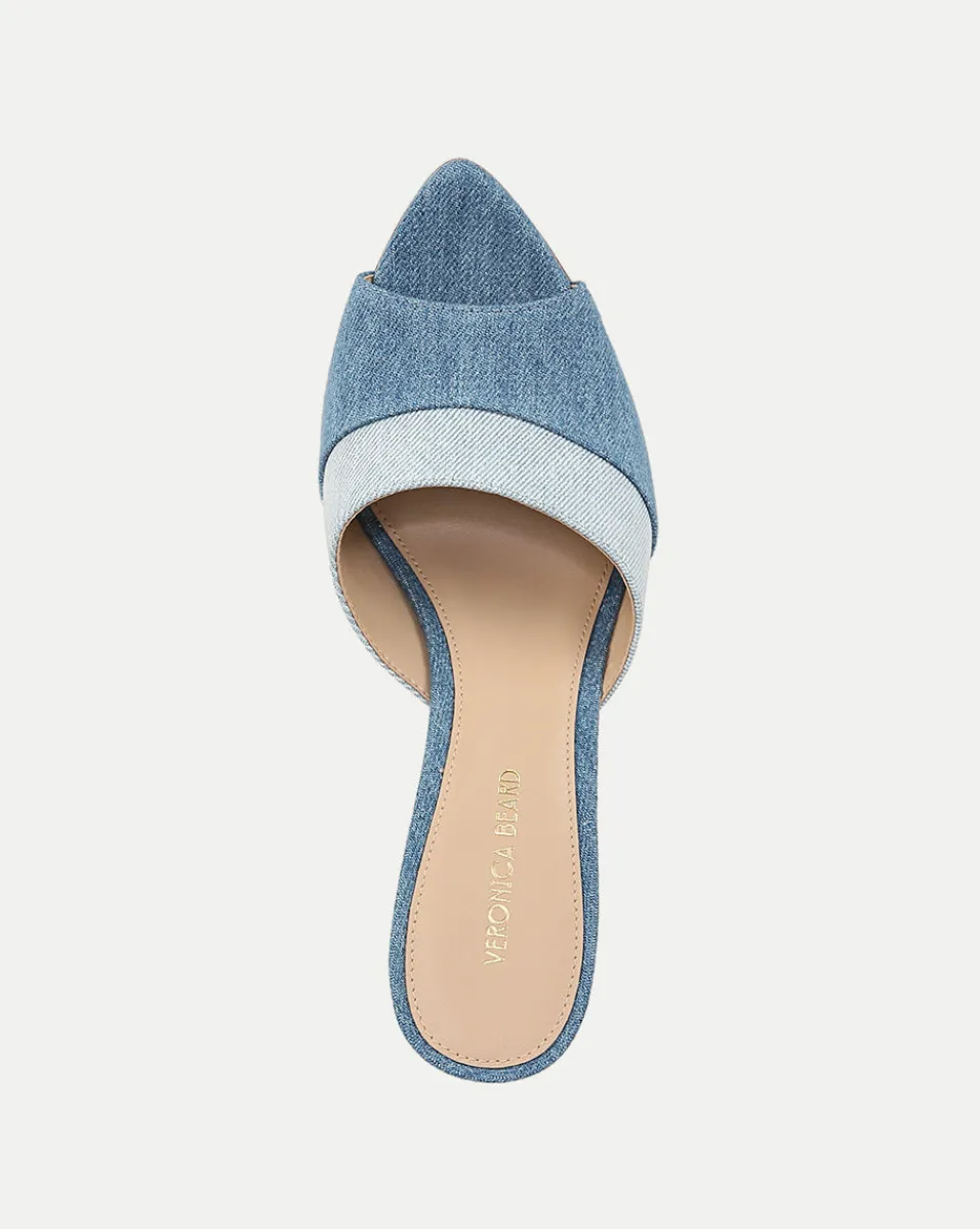 Veronica Beard Sandals*Thora Denim Mule in Blue