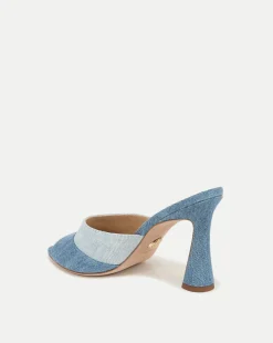Veronica Beard Sandals*Thora Denim Mule in Blue