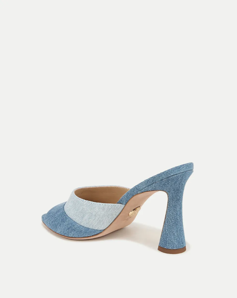 Veronica Beard Sandals*Thora Denim Mule in Blue