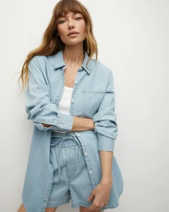 Veronica Beard Skirts & Shorts*Tijana Chambray Short in Sky