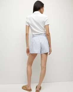 Veronica Beard Skirts & Shorts*Tijana Striped Short in Blue/White
