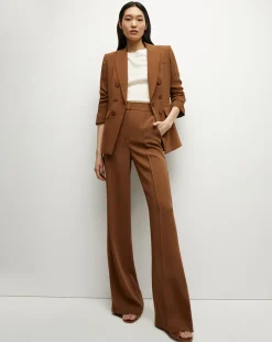 Veronica Beard Jackets & Outerwear*Tomi Matte Crepe Jacket in Deep Ochre DeepOchre