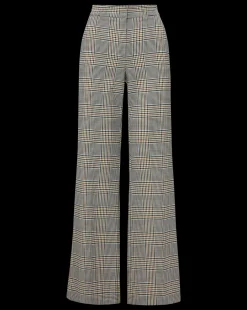 Veronica Beard Pants|Matching Sets*Tonelli Plaid Pant in Ecru/Green Multi Ecru/GreenMulti