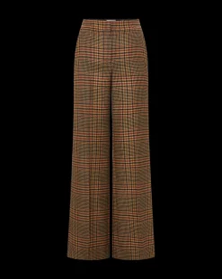 Veronica Beard Pants|The Veronicas' Favorites*Tonelli Plaid Pants in Camel & Black Camel/Black