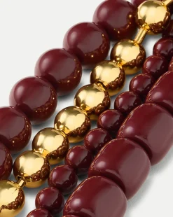 Veronica Beard The Gift Guide*Triple Chain Bag Charm in Oxblood