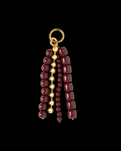 Veronica Beard The Gift Guide*Triple Chain Bag Charm in Oxblood