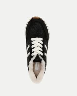 Veronica Beard Sneakers*Valentina Shearling Sneaker in Black
