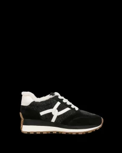 Veronica Beard Sneakers*Valentina Shearling Sneaker in Black