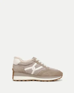 Veronica Beard Sneakers|The Veronicas' Favorites*Valentina Shearling Sneaker in Grey