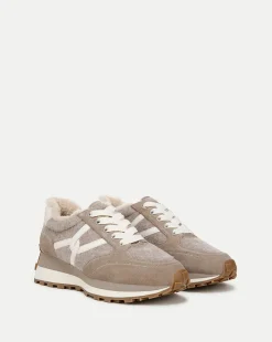Veronica Beard Sneakers|The Veronicas' Favorites*Valentina Shearling Sneaker in Grey
