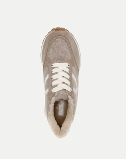 Veronica Beard Sneakers|The Veronicas' Favorites*Valentina Shearling Sneaker in Grey