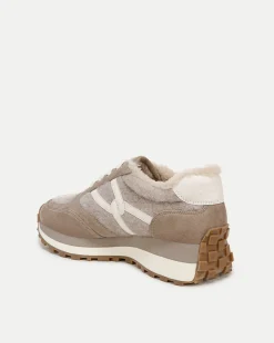 Veronica Beard Sneakers|The Veronicas' Favorites*Valentina Shearling Sneaker in Grey