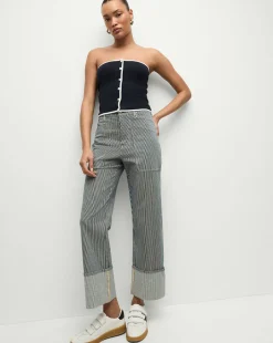 Veronica Beard Tops*Valley Knit Top in Navy