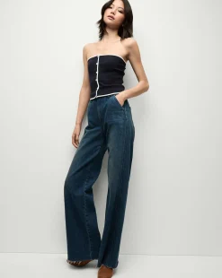 Veronica Beard Tops*Valley Knit Top in Navy