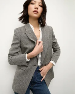 Veronica Beard Jackets & Outerwear*Vega Dickey Jacket in Black/White