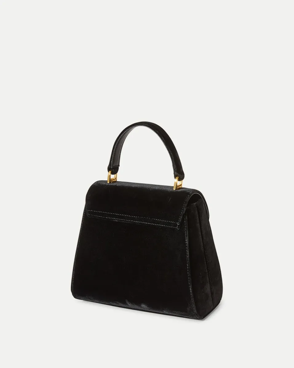 Veronica Beard Crossbody Bags|The Veronicas' Favorites*Velvet Crest Lock Top Handle Bag in x Poppy Delevingne Black