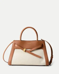 Veronica Beard Crossbody Bags|The Gift Guide*Canvas Dash Bag in Linen & Tan NaturalLinen/Hazelwood
